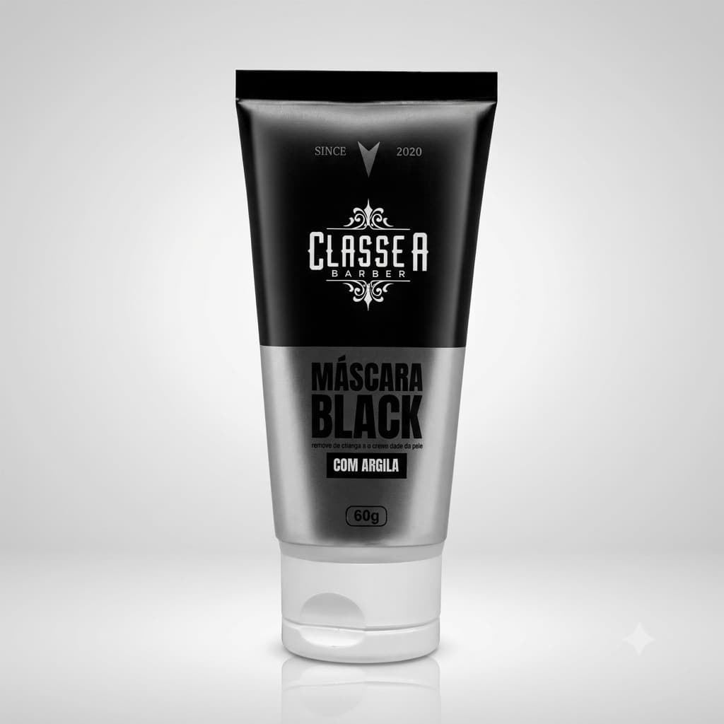 MASCARA BLACK COM ARGILA CLASSE A 60G