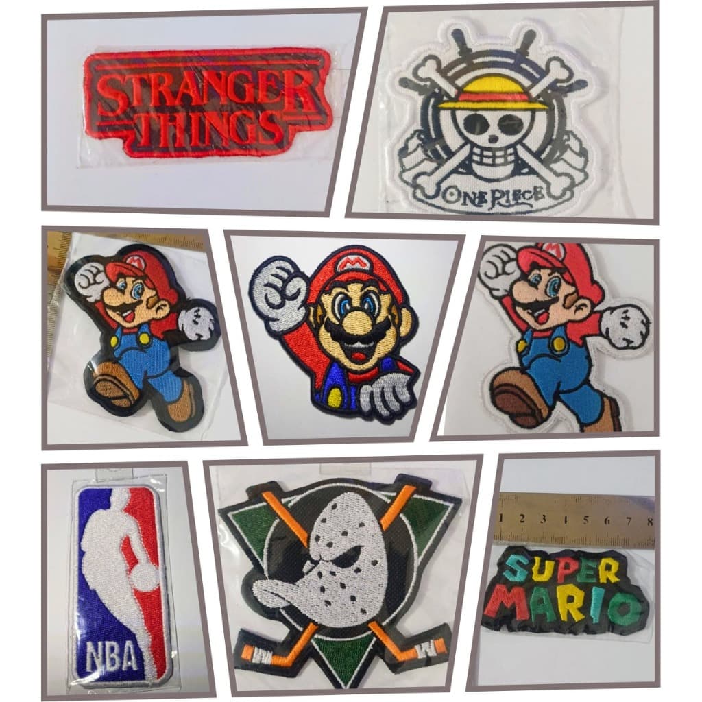 PATCH com Termocolante Personagens, Ideal p/ personalizar Roupas, Mochilas, Jaquetas! Ler descrição!
