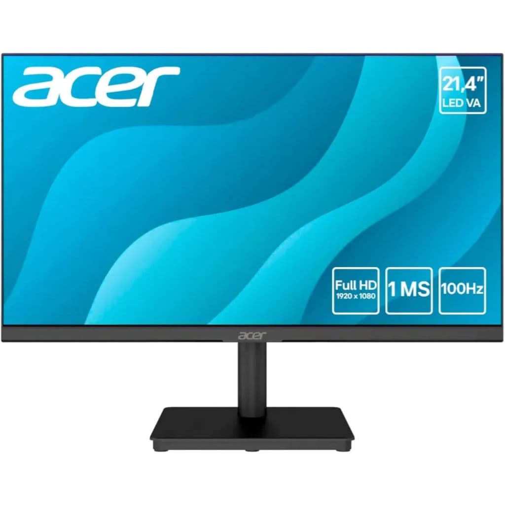 Monitor Acer 21,4" Mk221q Bi Led/Va Full Hd 100 Hz 1ms Hdmi Vga Vesa