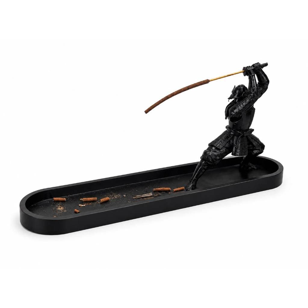 Porta Incenso Samurai Guerreiro Japonês Decorativo Zen