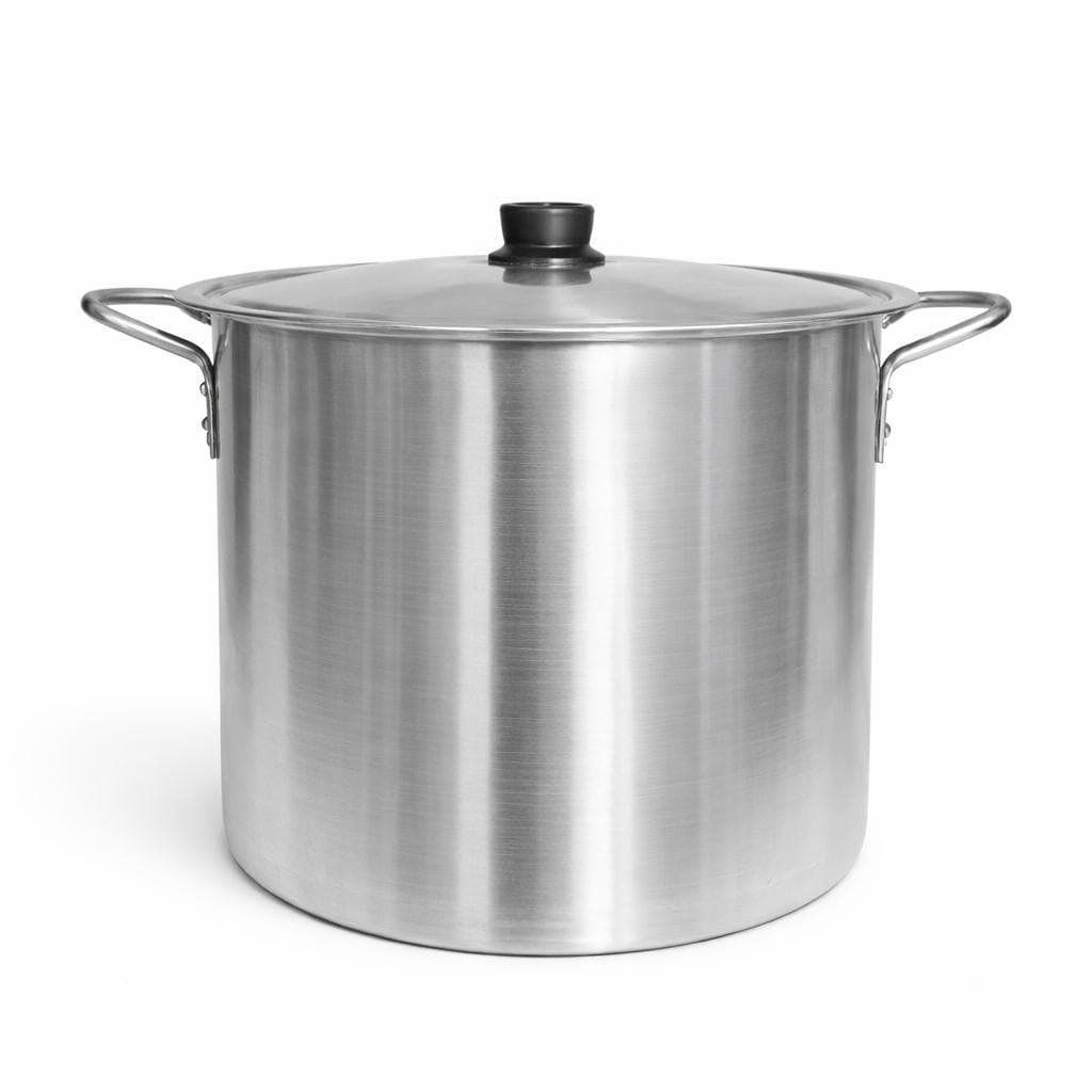 Caldeirão De Aluminio com Tampa 22 Litros TAM 32 Linha Hotel Feijoada Sopa