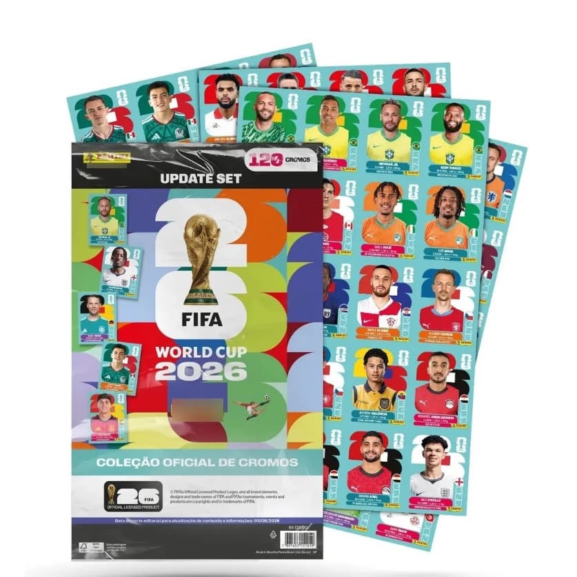 Kit De Atualização 120 Figurinhas Album  2026