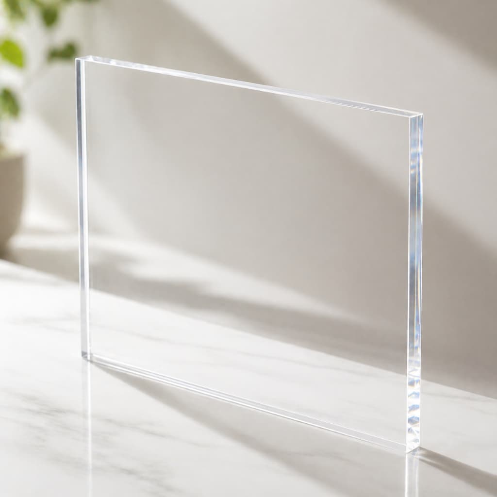 Chapa de Acrílico Transparente 11x73cm 2mm Alta Transparência Corte Laser