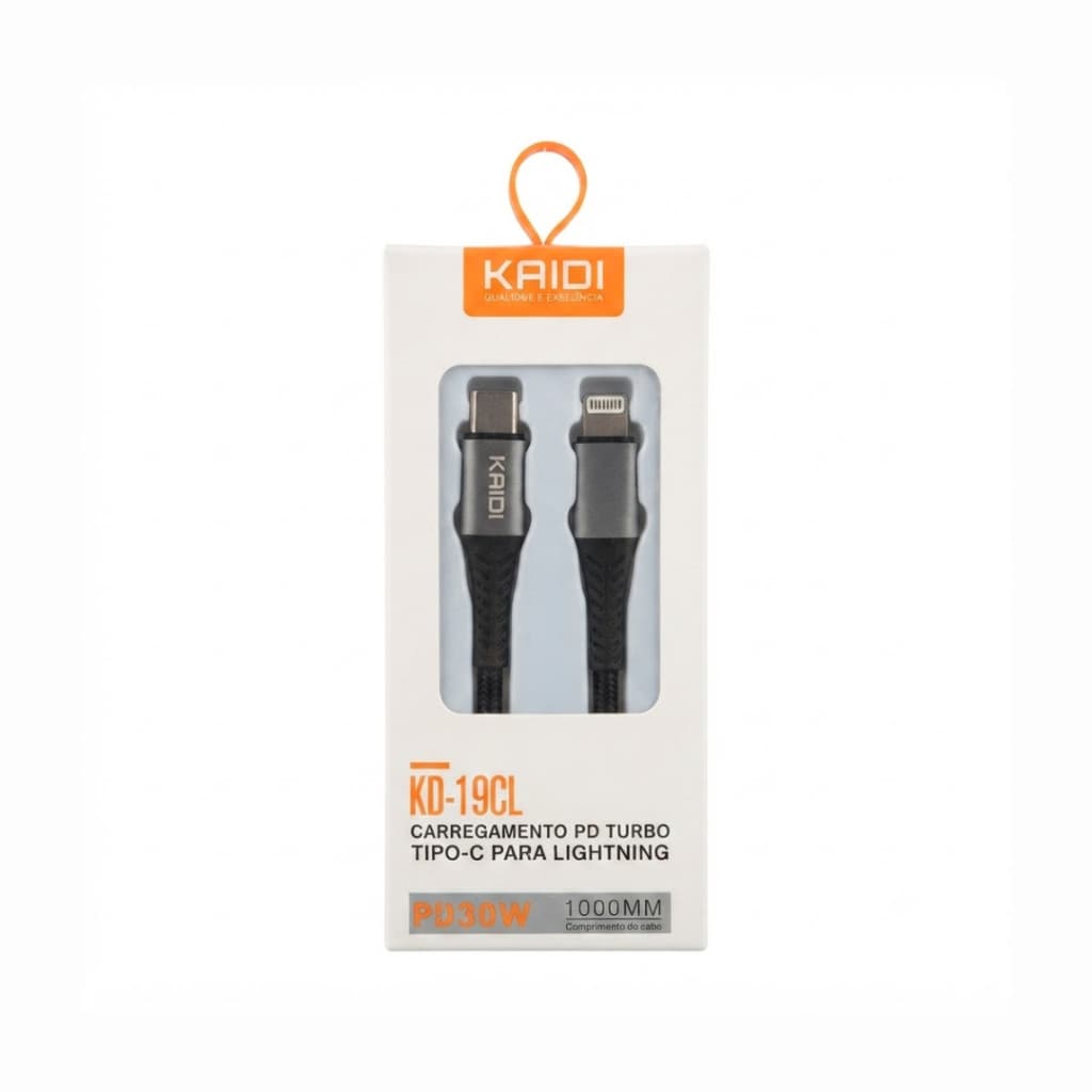 Cabo De Carregador Kaidi KD 19CL Type C