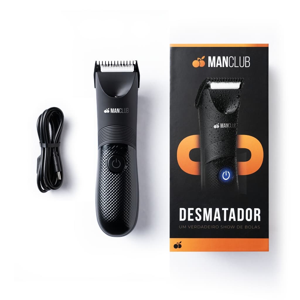 Aparador elétrico de pelos Íntimos e corporais | À prova d'água com Tecnologia Anti Cortes - O Desmatador da MANCLUB