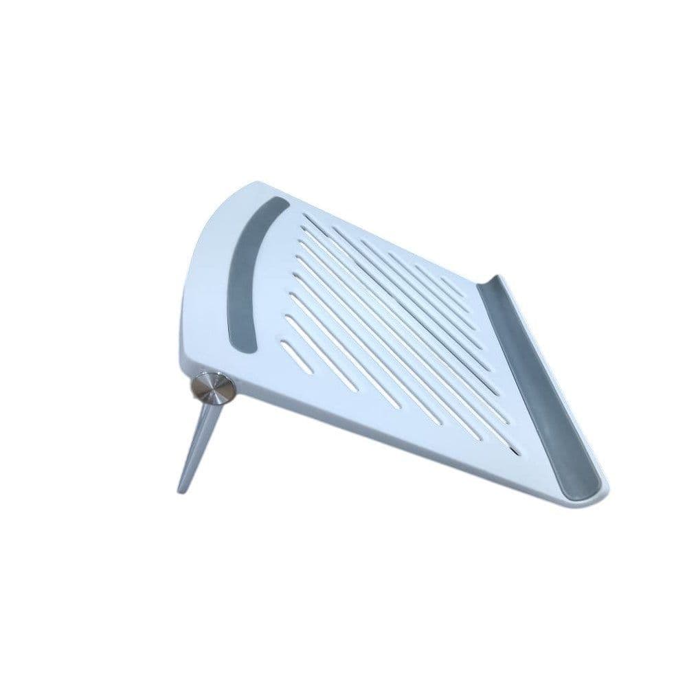 Suporte Para Laptop Notebook Computador Inclinação Até 130 Graus Estrutura Vazada P/ Ventilação - Branca