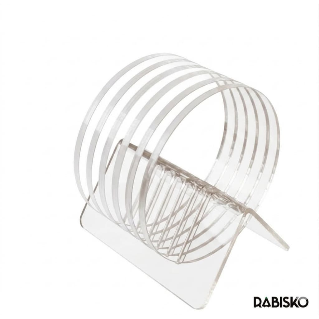 Kit Descanso para copos Bolacha para copos em Acrílico Apoio para copo Redondo Decoração