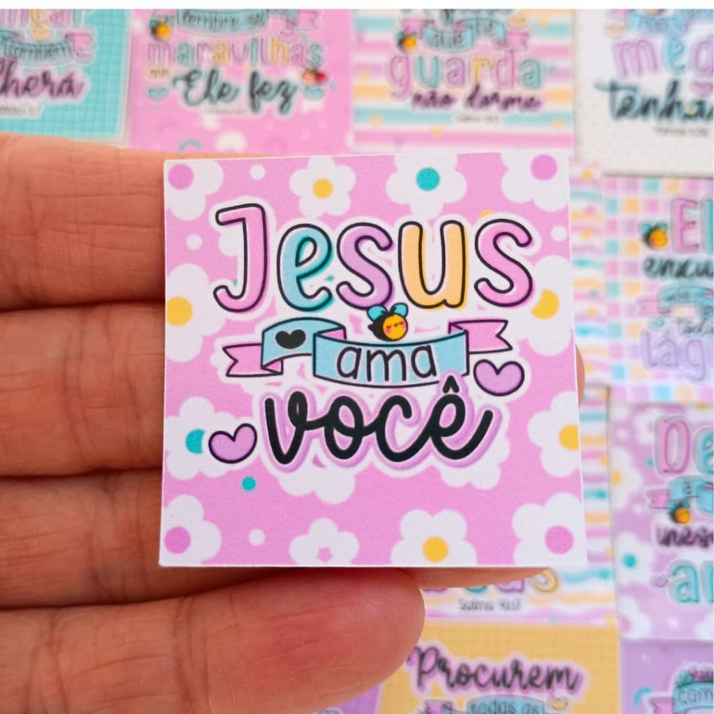 Mini Cartão com Frases, Versículos Bíblicos Brinde Mimo Agradecimento Cliente Encomenda Pedido
