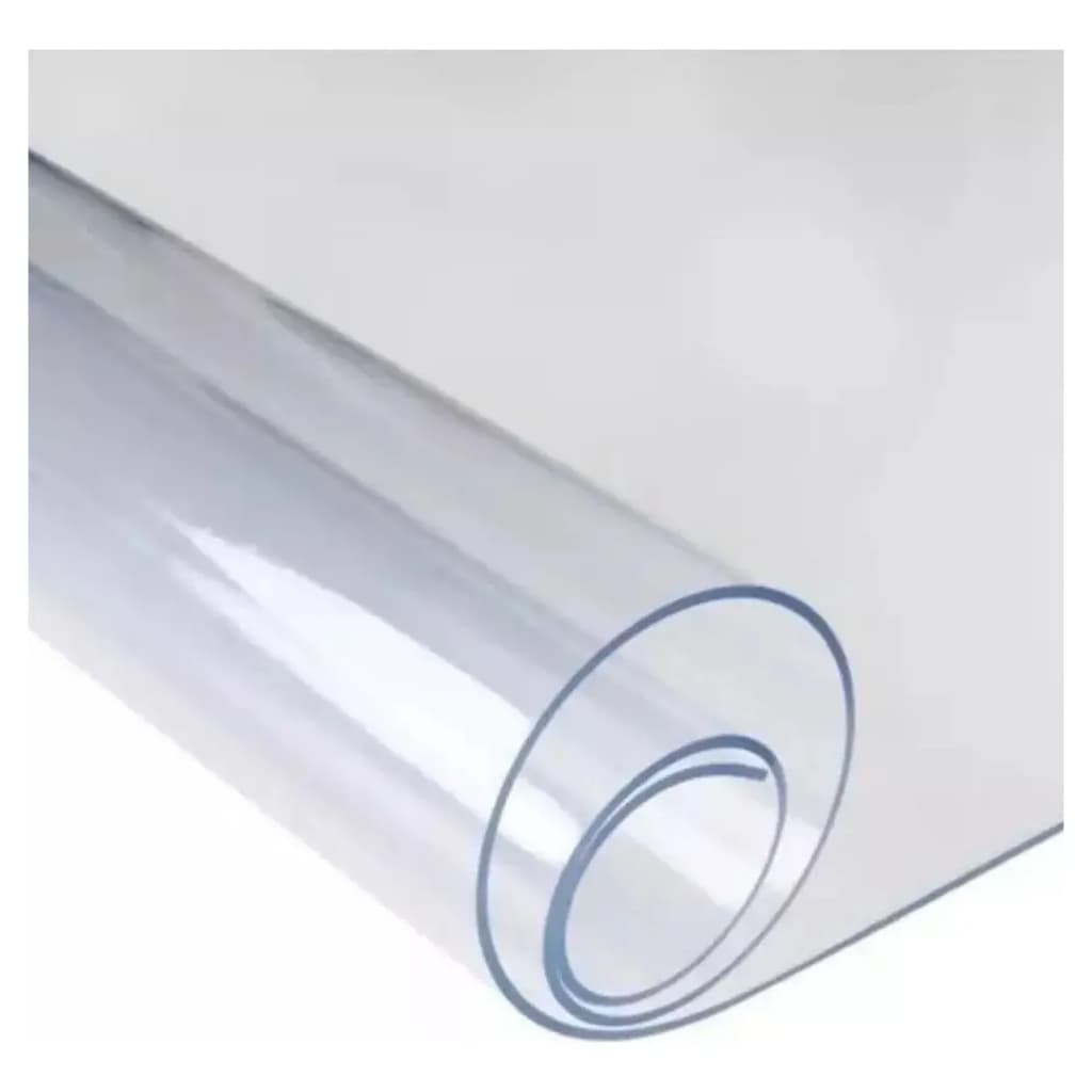 Chapa Placa PVC Transparente Cristal Lisa 120x60cm 0,30mm e 0,50mm