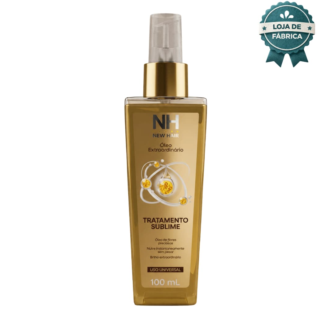脫leo Capilar Extraordin谩rio Hidrata莽茫o Nutri莽茫o Finaliza莽茫o Tratamento Sublime 100ML New Hair