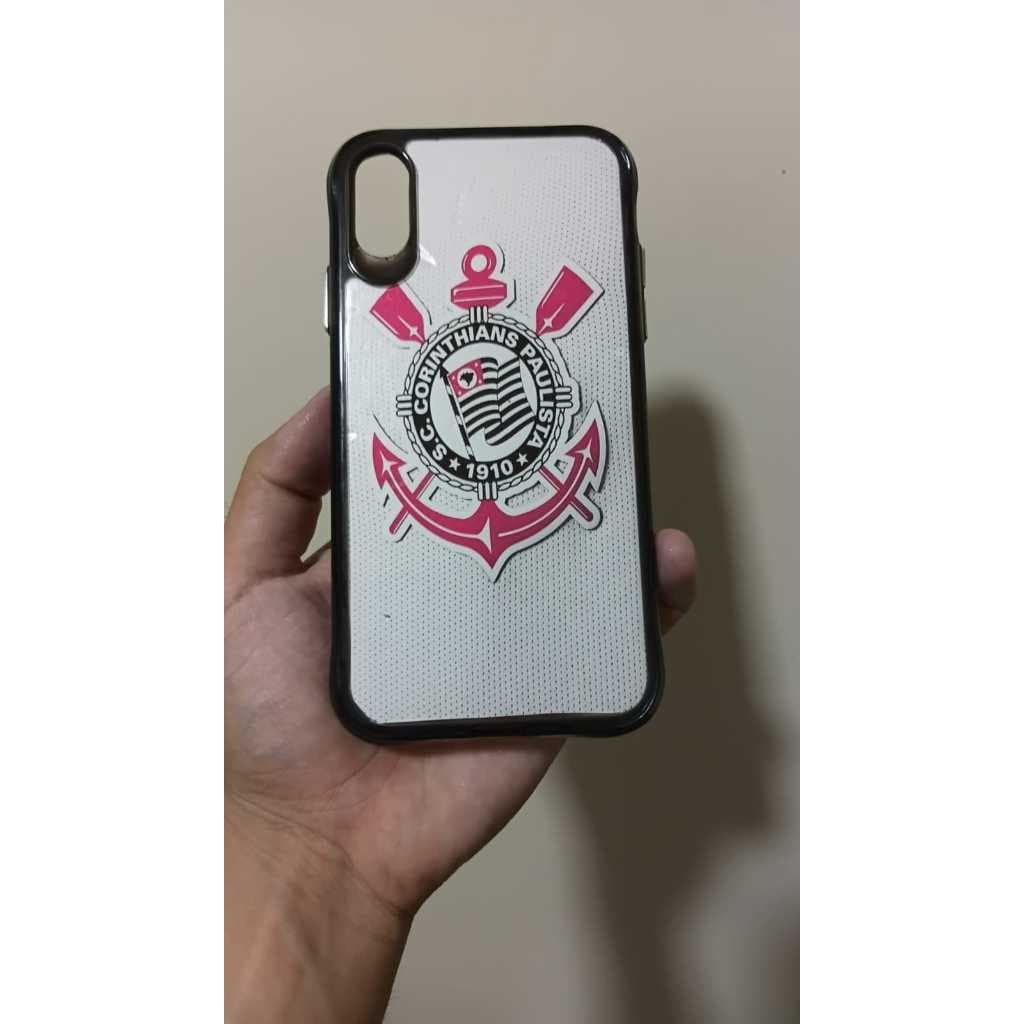 Capinha Space Corinthians para iPhone XR