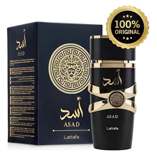 Perfume Asad Lattafa 100ml Eau De Parfum Original Masculino