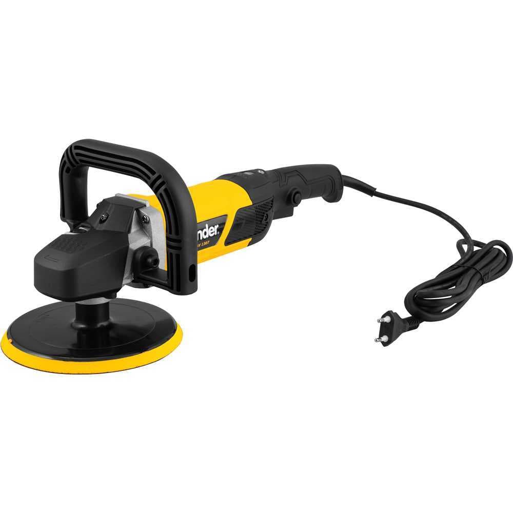 Politriz Angular Vonder PAV 1307 1300W Profissional 7 Polimento Automotivo Velocidade Variável 127V
