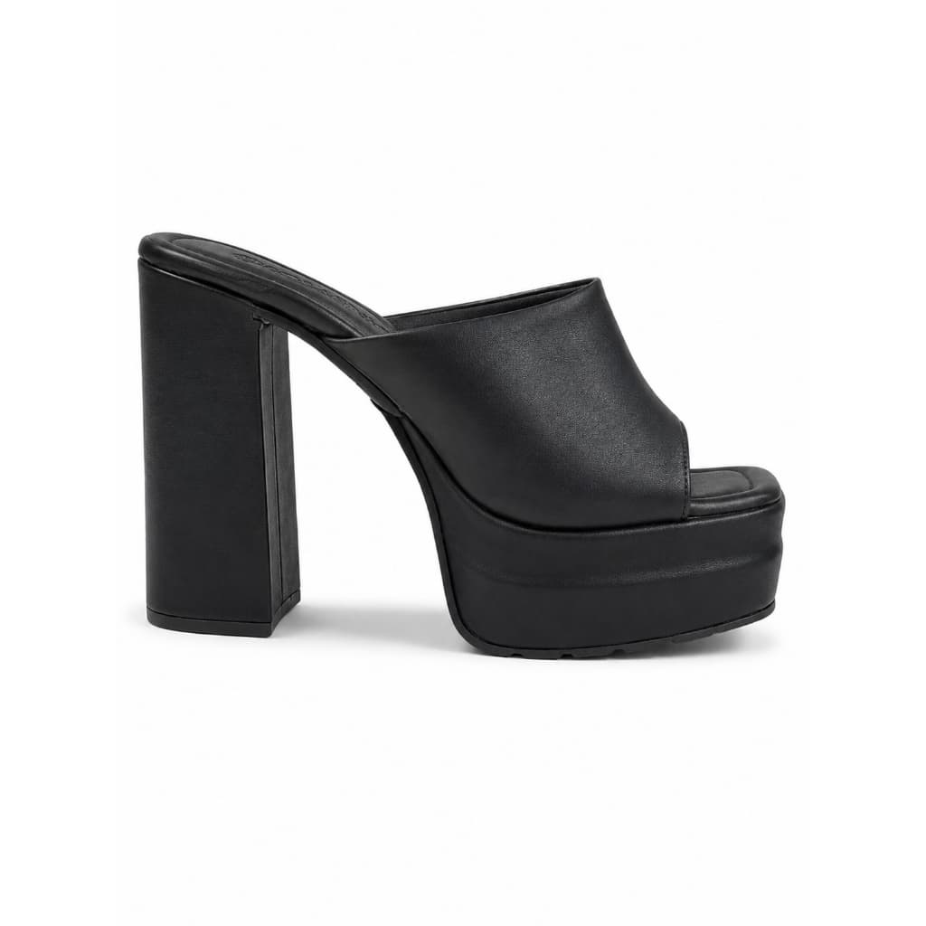 Tamanco Feminino Salto Alto Quadrado Sandália Elegante Festa Leve Confortavél Para o dia a dia