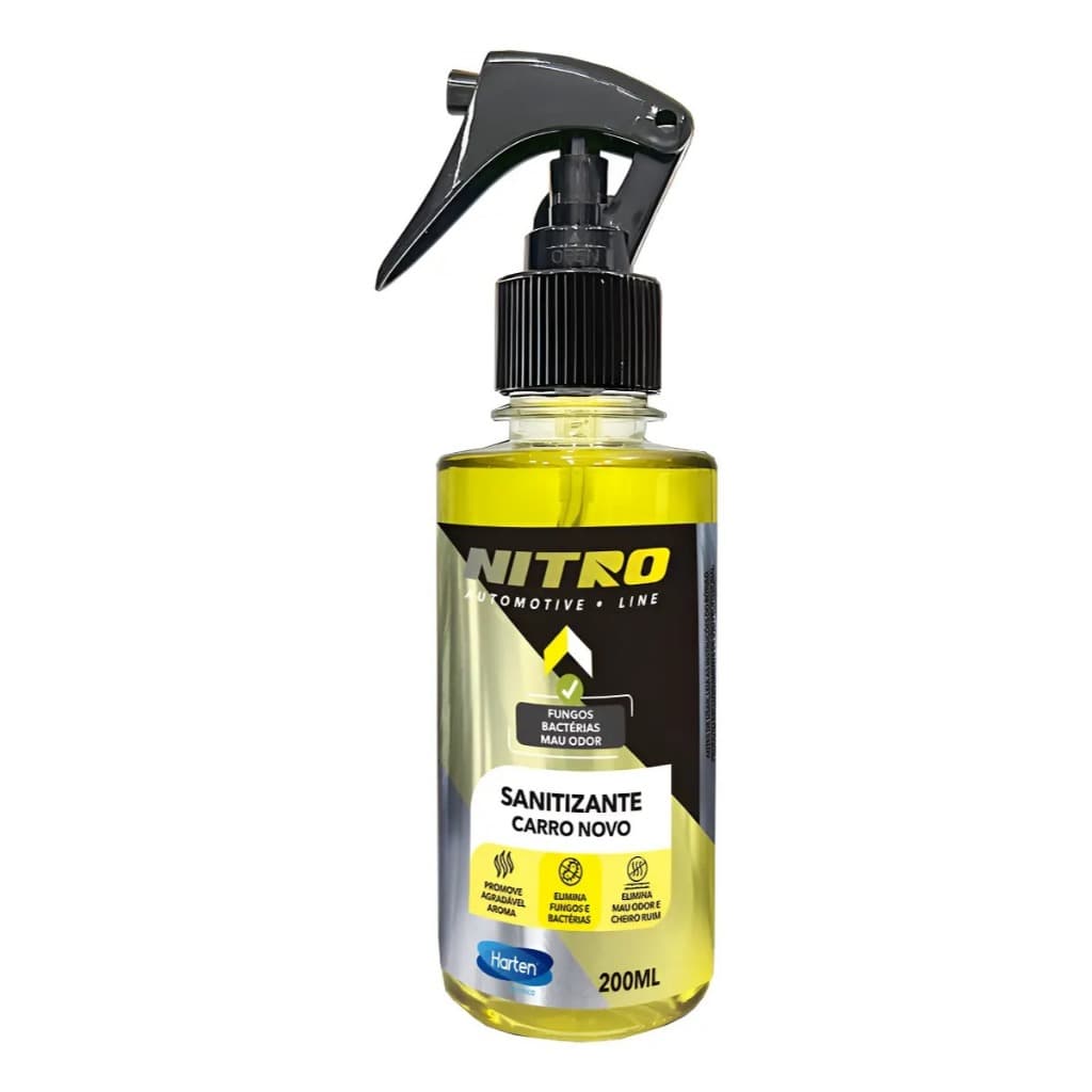 Nitro Aromatizante Bactericida Cheirinho de Carro Novo 200ml