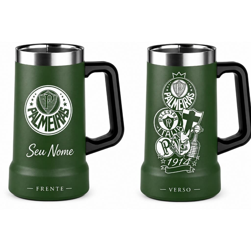 Caneca De Chopp De Time C/ Alça 710ml  Palmieras   Personalizada