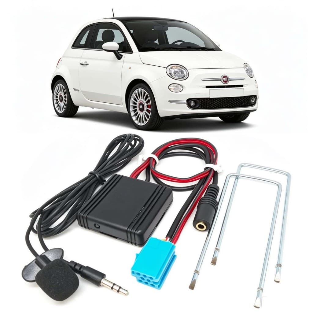 Bluetooth do som original FIAT 500 a partir 2011 som musica atende telefone