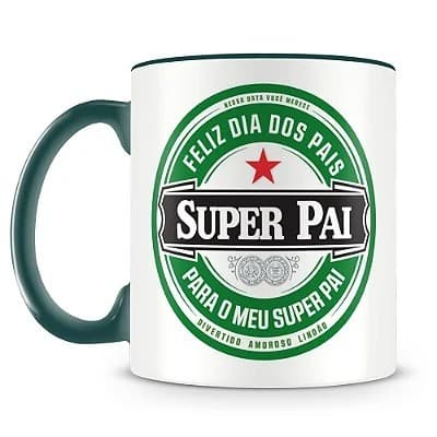 Caneca Personalizada Dia Dos Pais Presente Pai Frase Porcelana