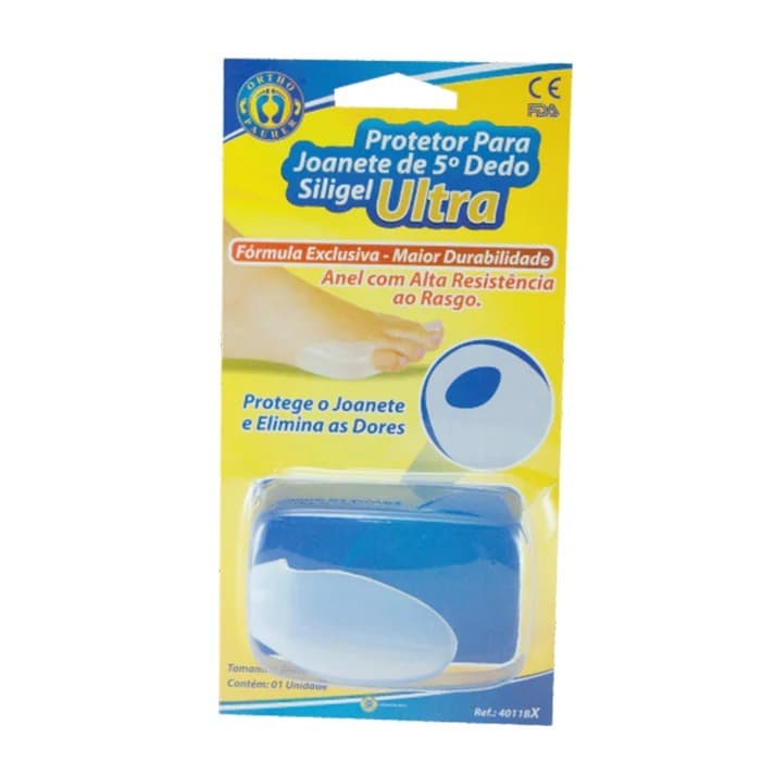 Protetor de dedo do pé de silicone