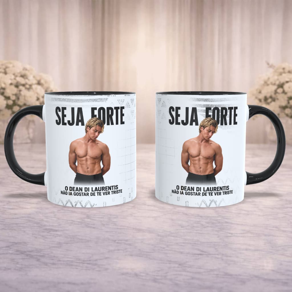 Caneca Personalizada Seja Forte Inspirada em Off Campus Série