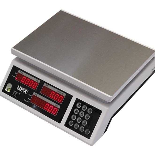 Balança Digital Comercial EA-20 Serial 20kg Bivolt Alta Precisão Display Duplo