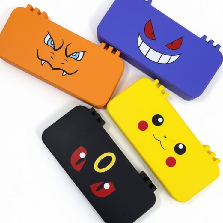 Estojo Case Pokémon Vários Personagens | Porta Treco Escolar Organizador Presente Geek Kawaii