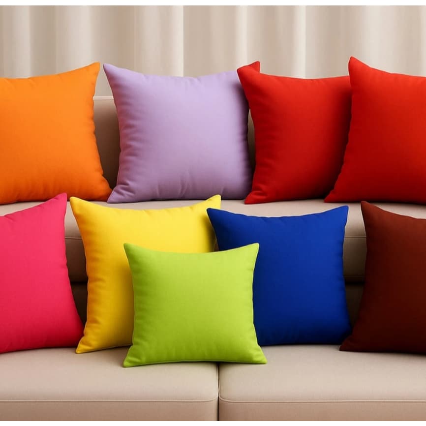 Kit Com Capas 10 8 6 e 4 de Almofadas Decorativas 45x45 cm para Quarto e Sala, Decoração
