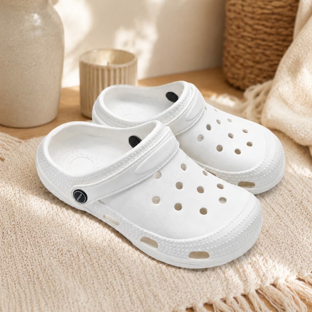 Babuche Ventilada Ultraleve Antiderrapante Premium Unissex Ultra Conforto com Alça