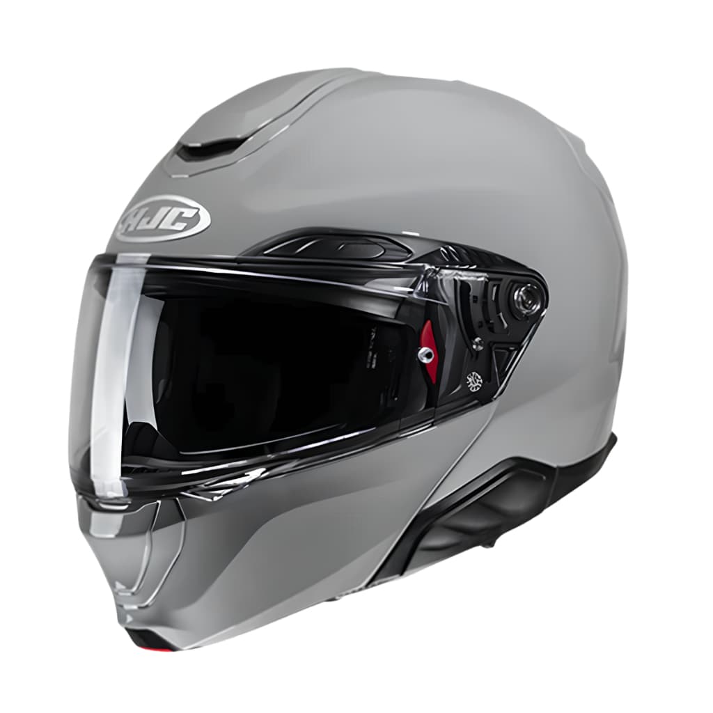 Capacete HJC RPHA 91 Nardo Grey Brilho Modular Escamoteável Capacete Moto Premium HJC