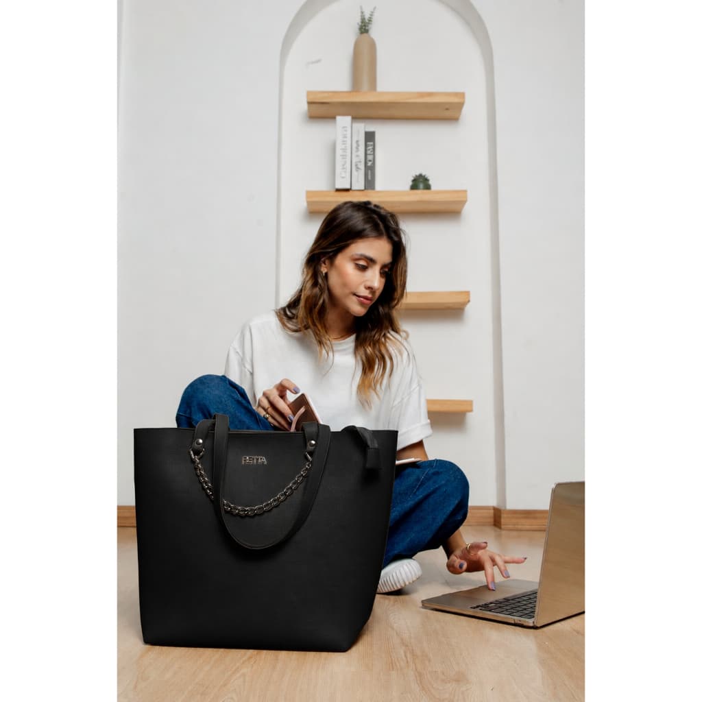 Bolsa Feminina Sacola Corrente  Necessaire Retta Oficial