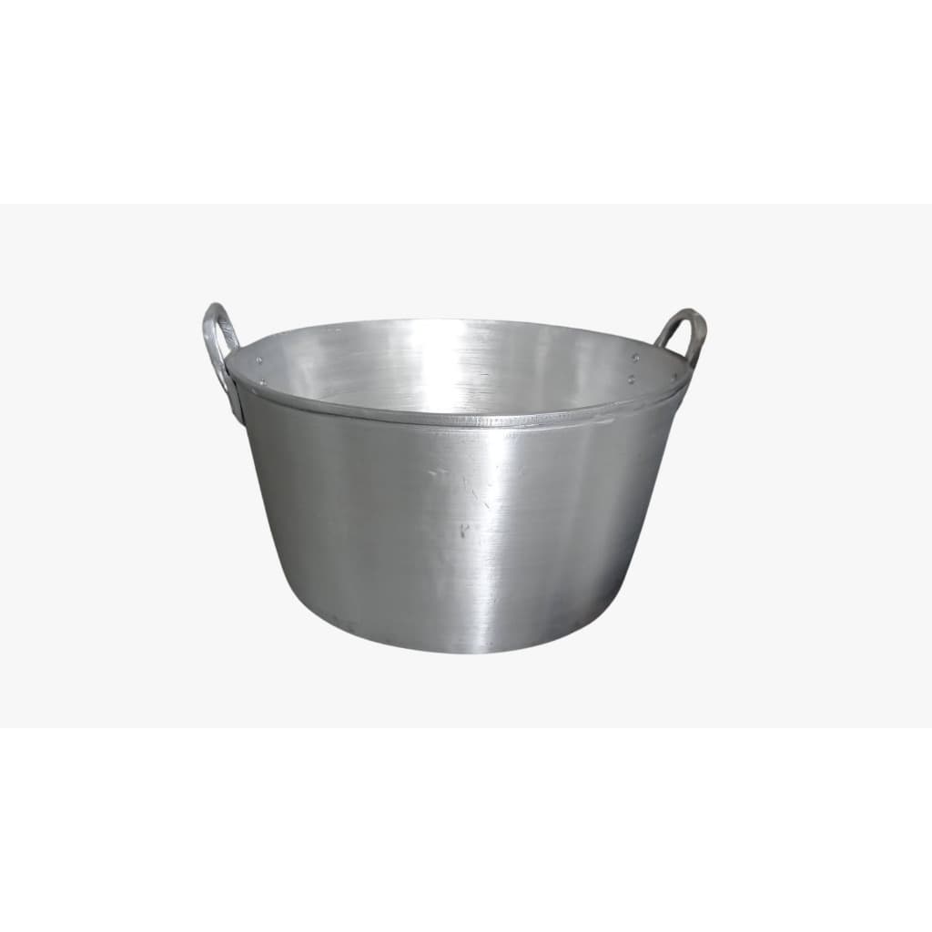 Tacho De Alumínio Fundido batido No70 53x28 Fundo Reto 46 Litros