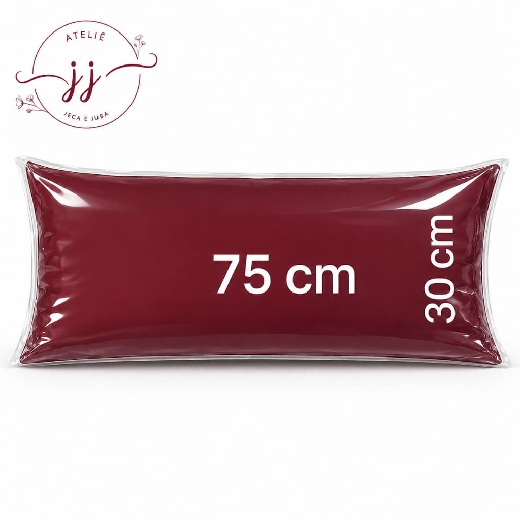 CAPA TRANSPARENTE PARA ALMOFADA DE MACA/ROLO ALMOFADA