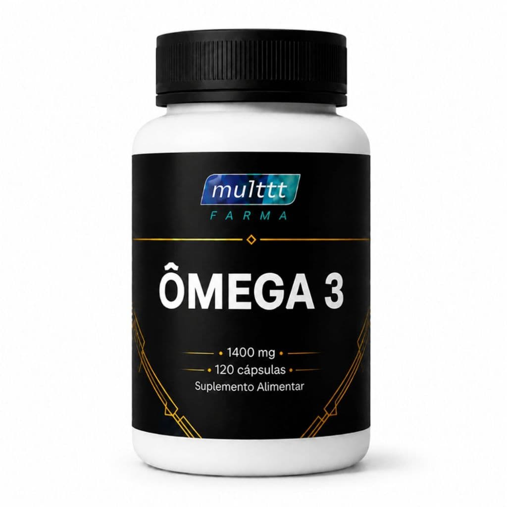 Omega 3 1400mg Super Concentrado 120 Cápsulas Óleo de peixe