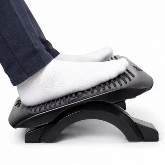 Apoio Pés Suporte Ergonômico Ajustável Doméstico Escritório Postural