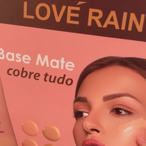 Base líquida Matte Alta cobertura A Prova d’água Love Rain 30 ml