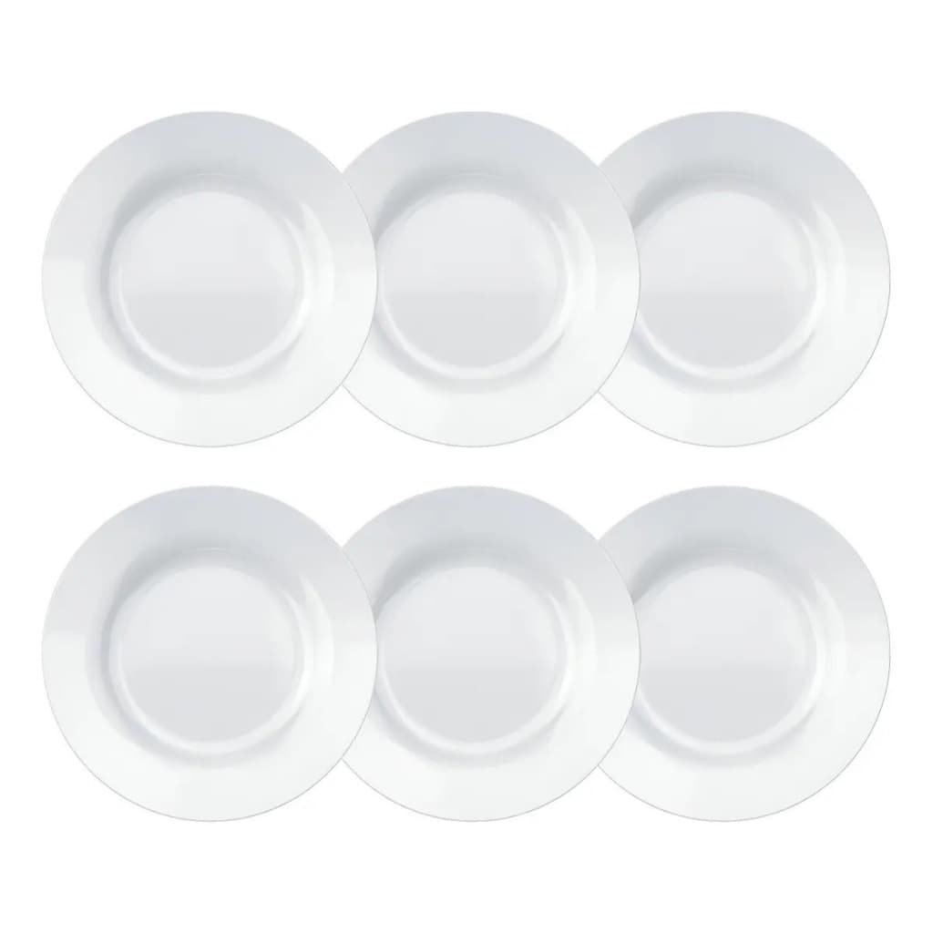 Prato Sobremesa Vidro Branco Nadir Figueiredo Duralex Menu 19cm 6