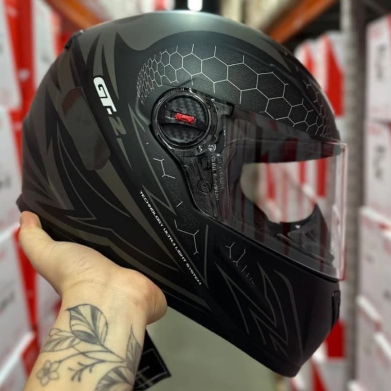 CAPACETE FW3 GT GT2 PRETO FOSCO EXCLUSIVO SUPER OFERTA EXTRA NOVIDADE