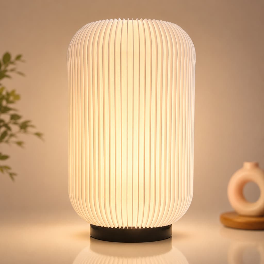 Luminária De Mesa LED Abajur Moderno Decorativo Quarto Sala Minimalista E27