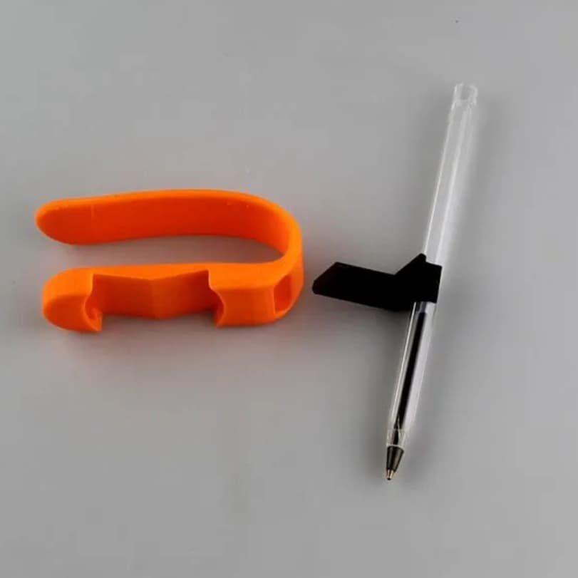 Suporte Ergonômico 2 em 1 para Talheres e Caneta 0,8  Auxílio para Pessoas com Deficiência e Idosos