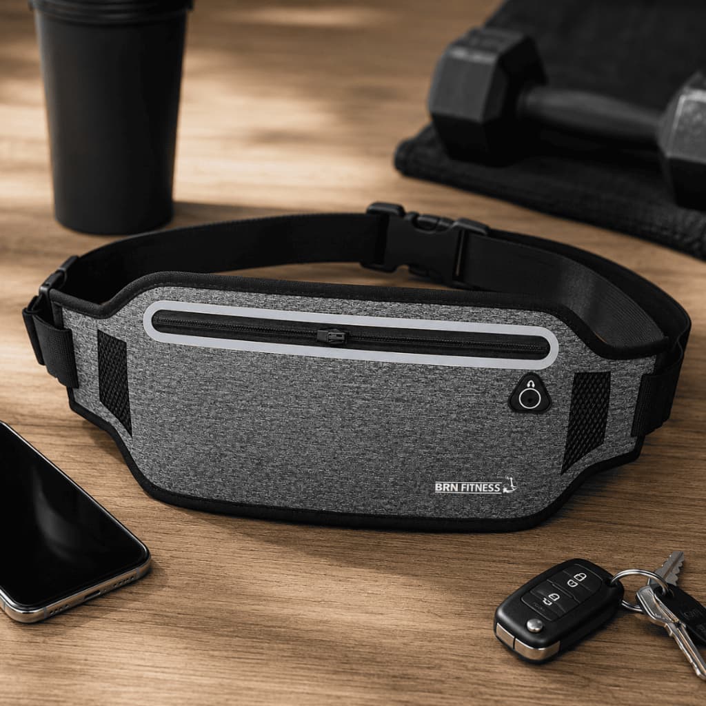 Pochete Fitness Esportiva Porta Celular Doleira Impermeavel Ajustavel 40cm Trilha Viagem