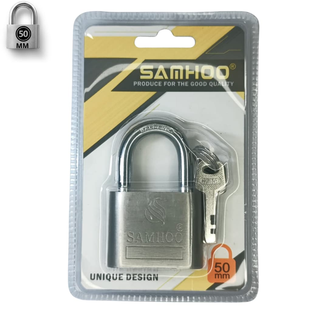Cadeado 50mm Aço Inox Chave Tetra com 3 Chaves