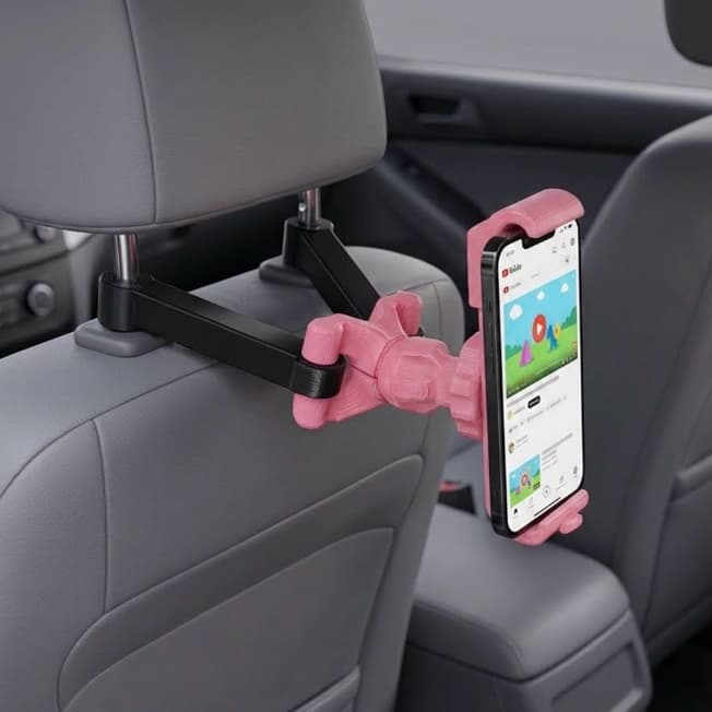 Suporte De Banco Carro Para Celular E Tablet Universal Encosto Traseiro Articulado Viagem