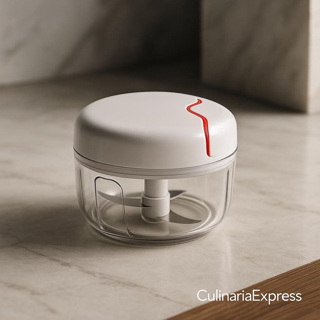 Mini Processador De Alimentos Manual Triturador Alho Cebola