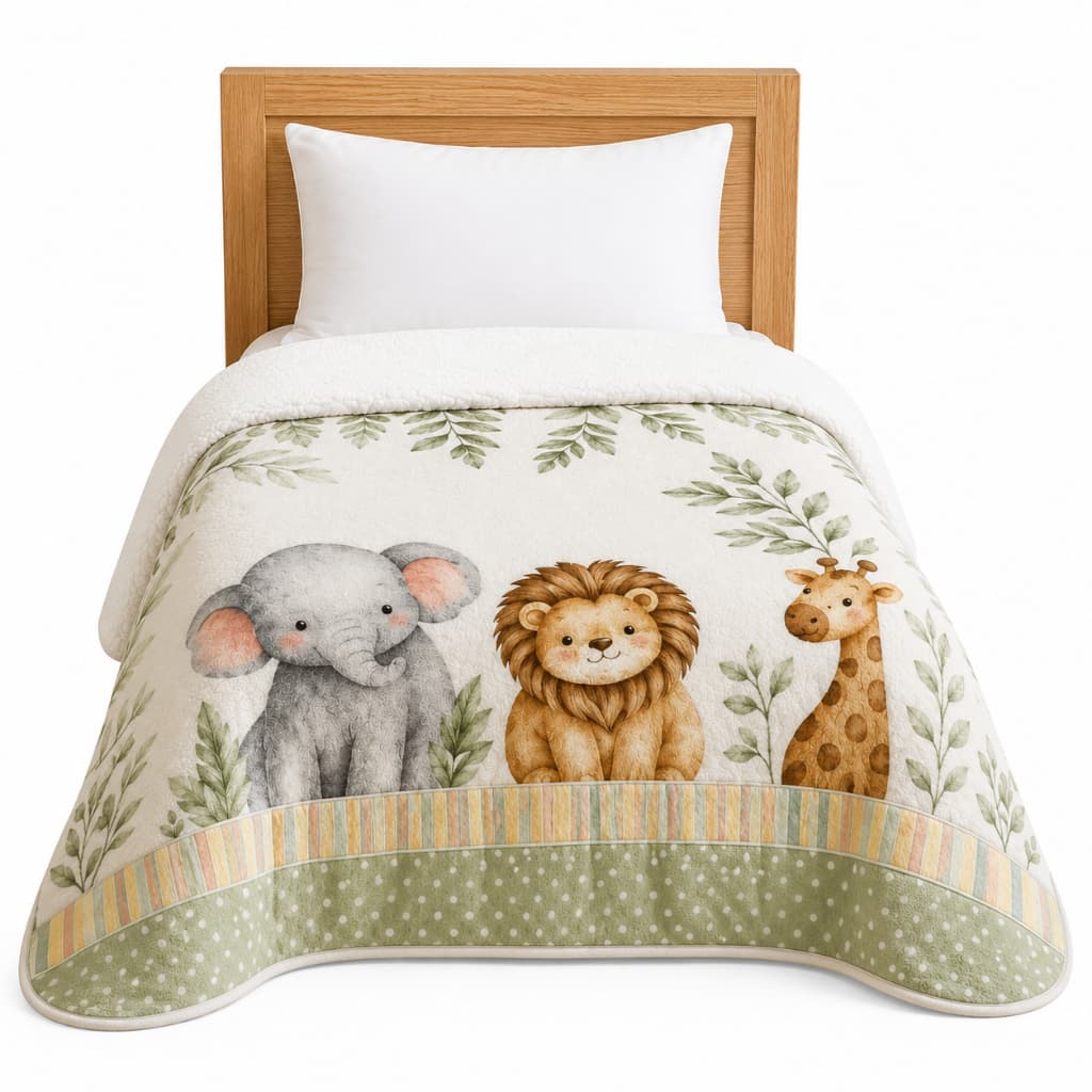 COBERTOR SHERPA ESTAMPADO SOLTEIRO DUPLA FACE EXTRA MACIO PELUCIADO QUENTINHO 1,65cm x 1.85m