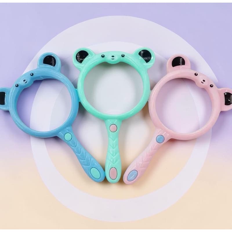 Lupa Infantil Lente de Aumento Para Crianças Fofa 60mm