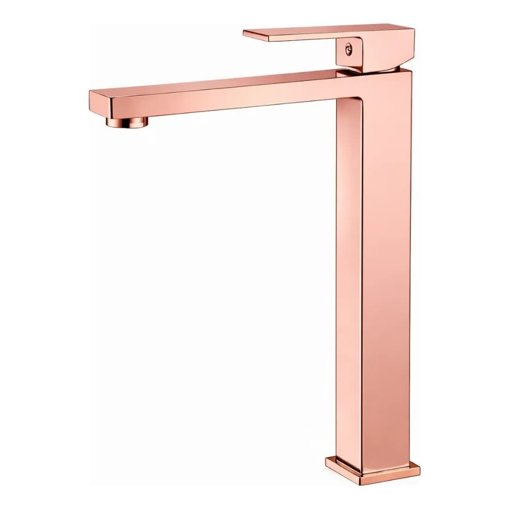 Torneira Monocomando Banheiro Alavanca Rose Gold Alta