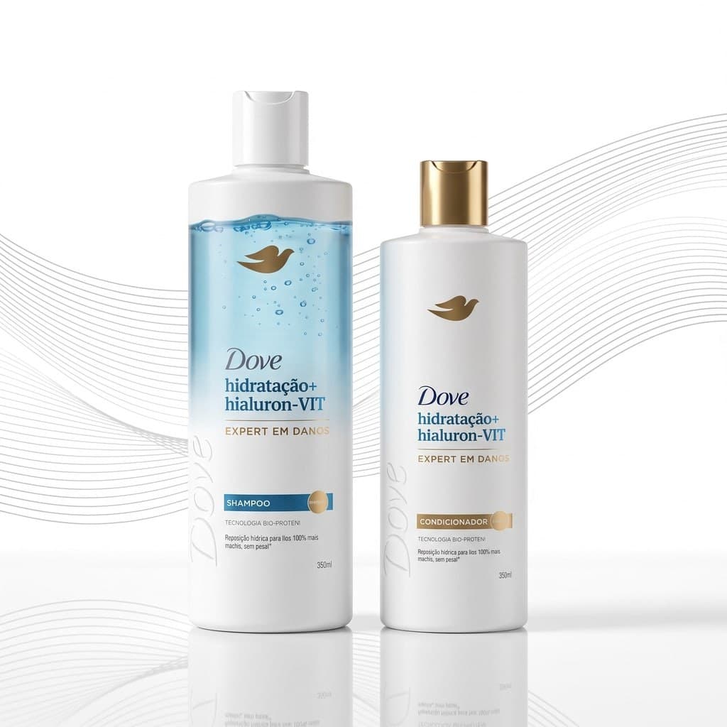Dove Shampoo Kit Condicionador Vit Hialuron Hidratação 175ml | 350ml