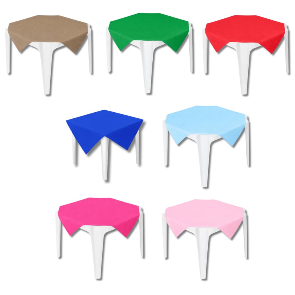 Kit 10 Toalhas De Mesa 70x70 Tnt Aniversário Cores G&a Tnt
