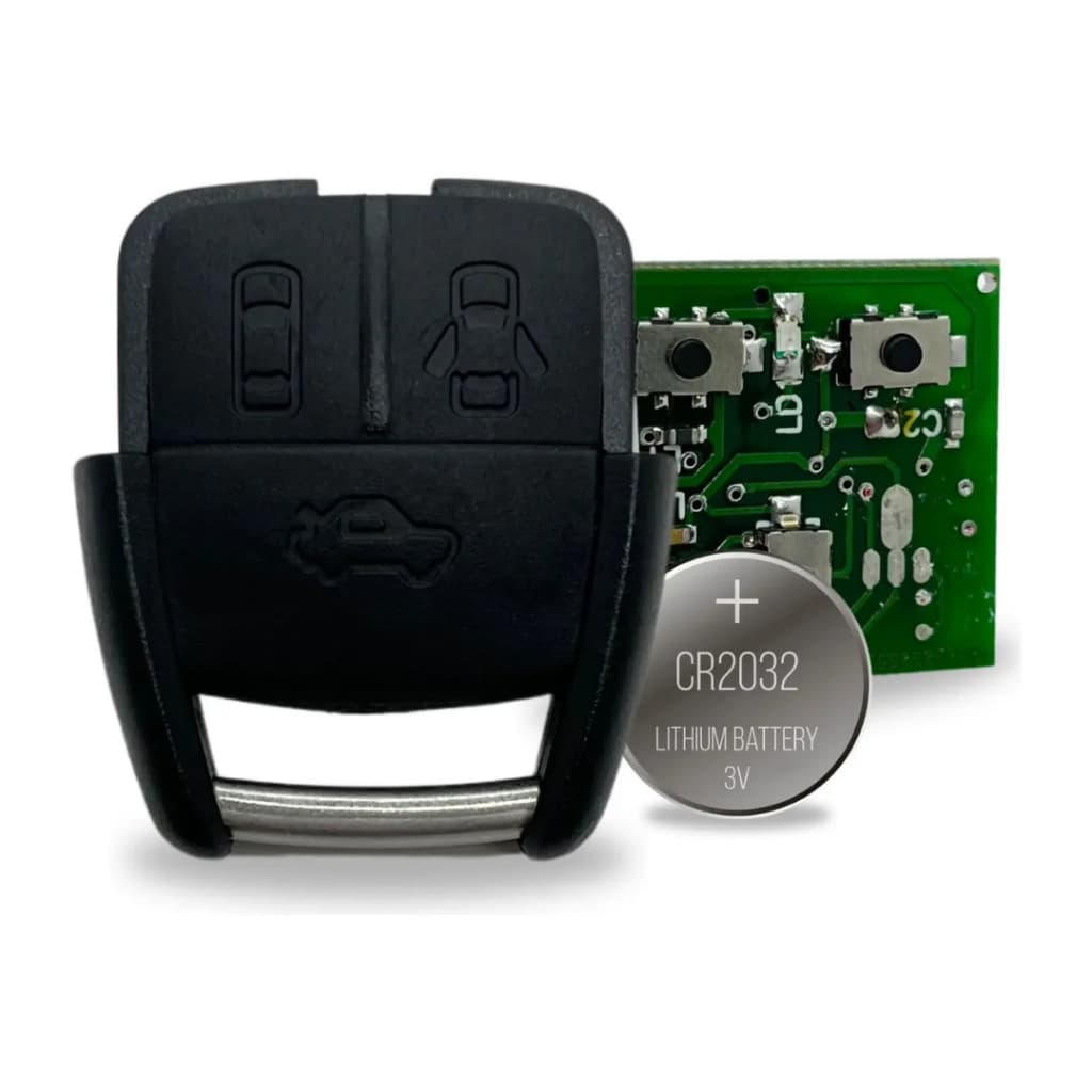 Chave controle cabeça da chave telecomando Chevrolet GM Astra, Vectra E Zafira 2002 2003 2004 2005 2006 2007 2008 comple