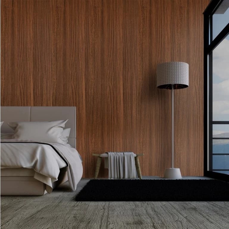 Papel Parede Adesivo Premium 5m x 45CM Lavável Autocolante Sala Quarto Móveis Revestimento Ripado 3D